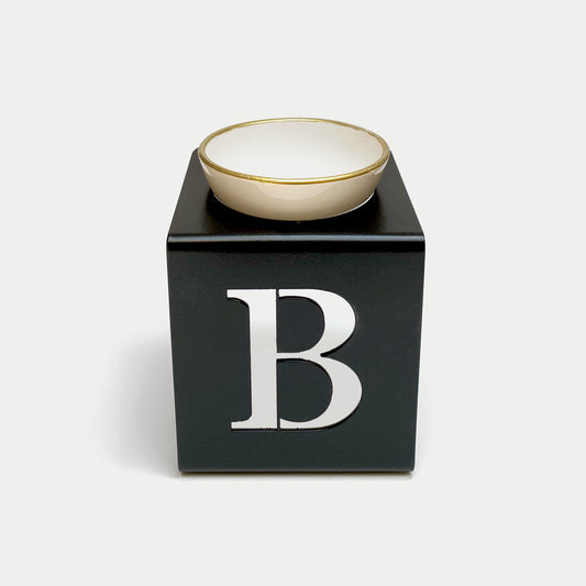 AROMA OIL BURNER METAL LETTER B STAND