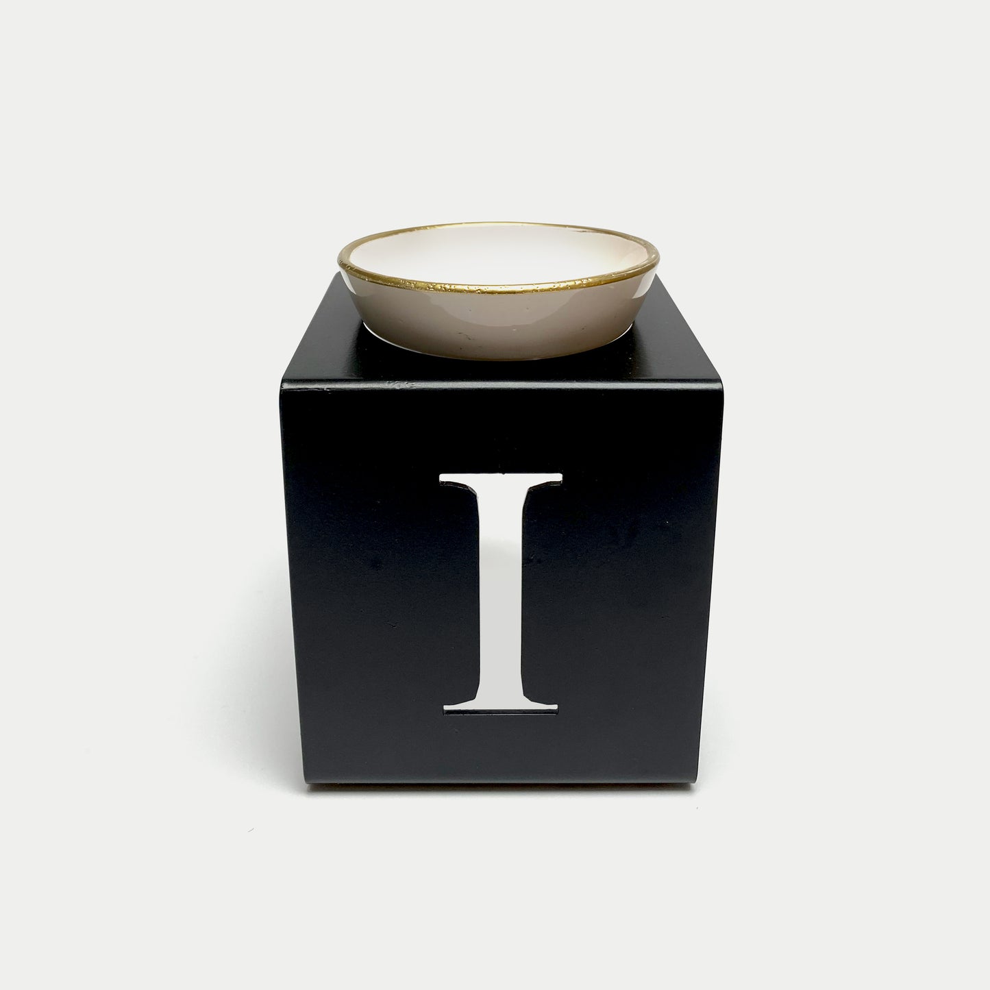 AROMA OIL BURNER METAL LETTER I STAND