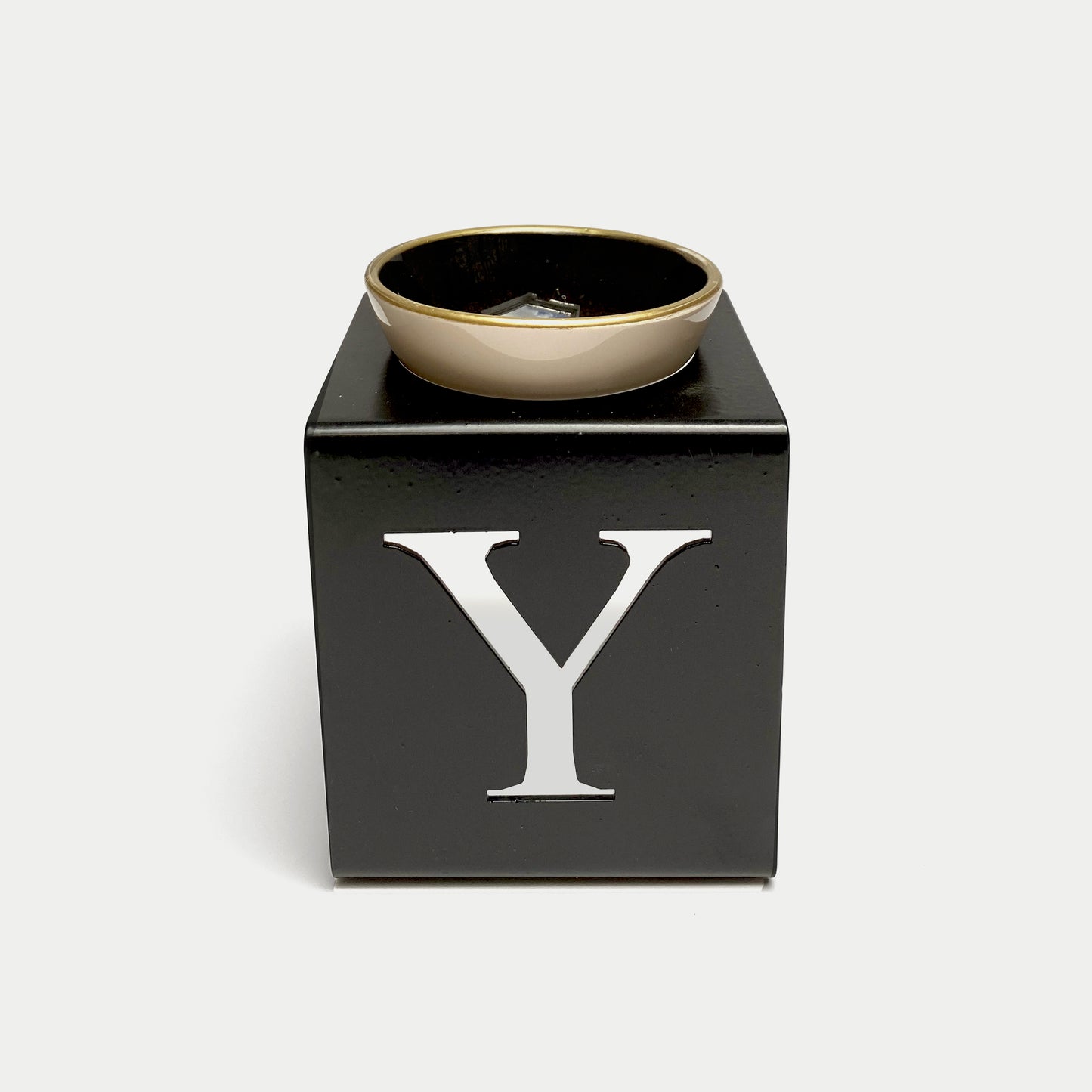 AROMA OIL BURNER METAL LETTER Y STAND