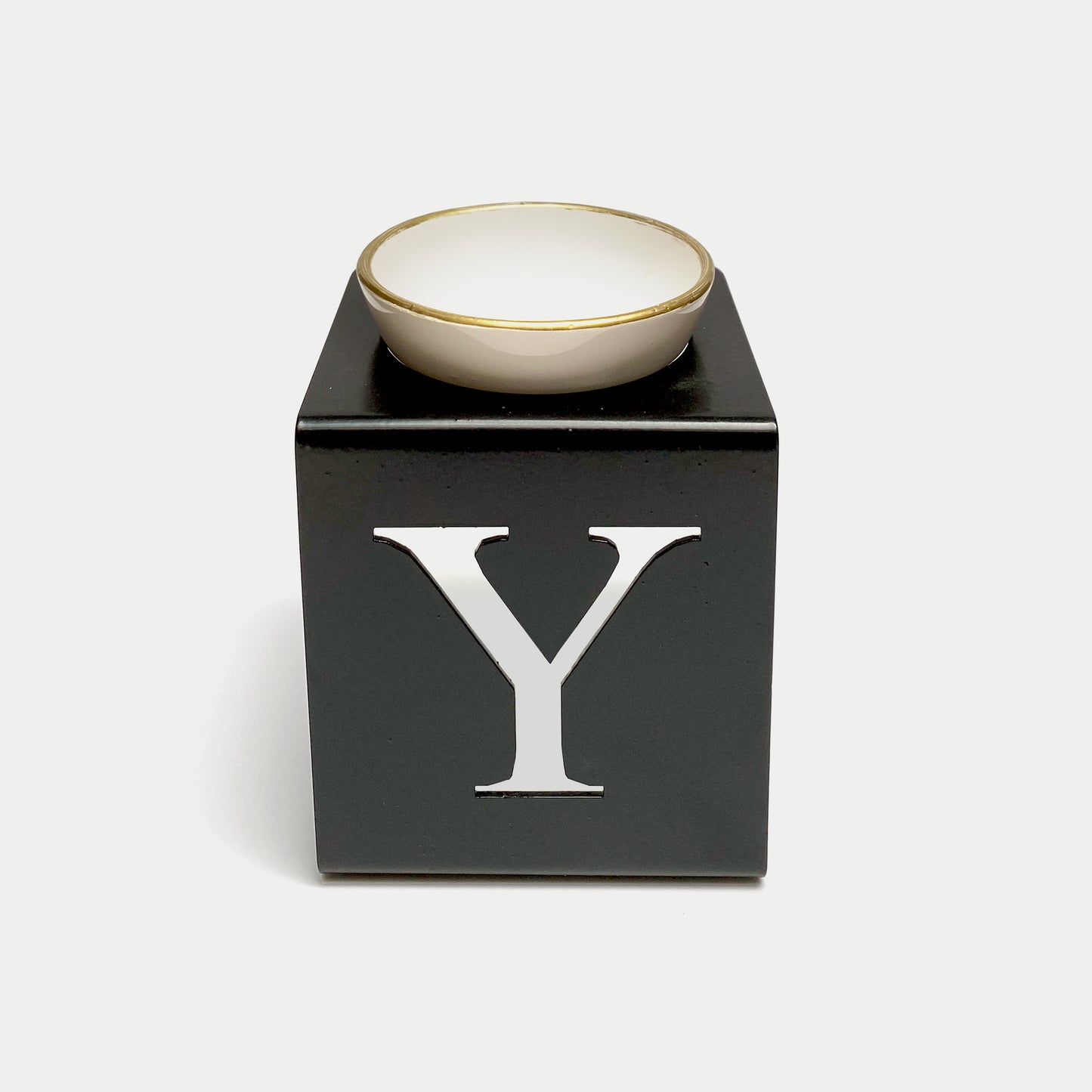 AROMA OIL BURNER METAL LETTER Y STAND