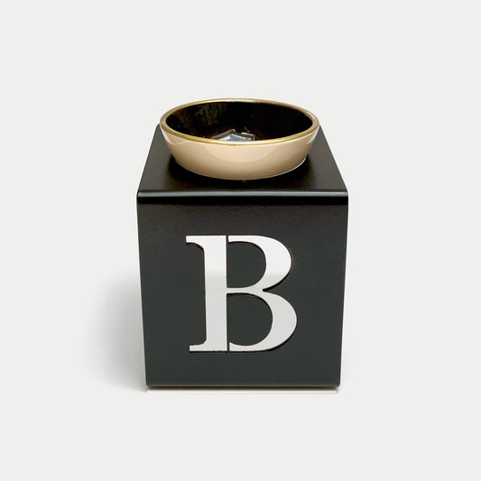 AROMA OIL BURNER METAL LETTER B STAND