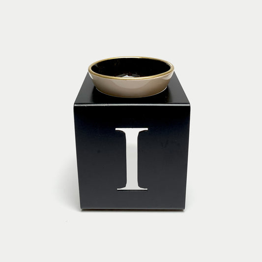AROMA OIL BURNER METAL LETTER I STAND