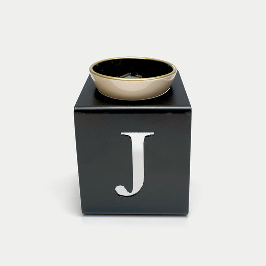 AROMA OIL BURNER METAL LETTER J STAND